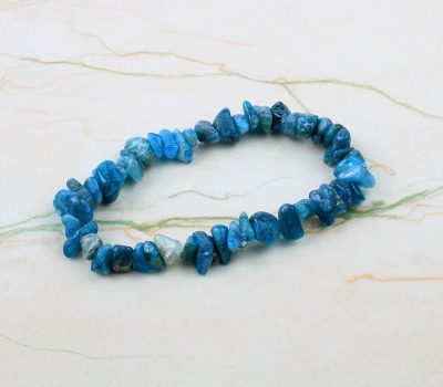 Apatite Crystal Chip Bracelet