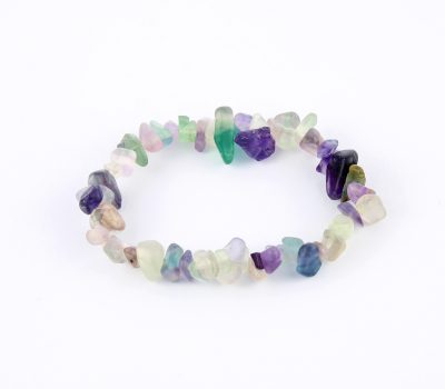 Fluorite Crystal Chip Bracelet