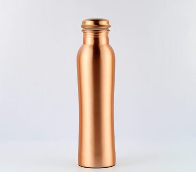 El'Cobre Premium Curve Plain Matt Copper Bottle 1L