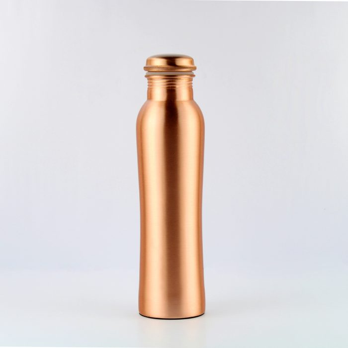 El'Cobre Premium Curve Plain Matt Copper Bottle 1L