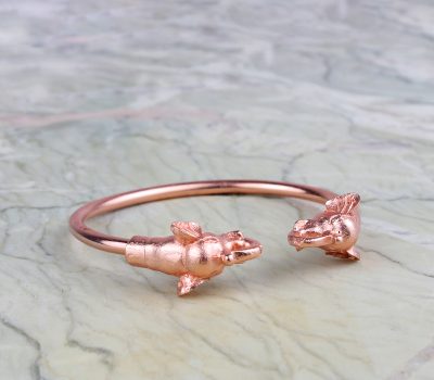 Pure Copper Light Weight Bracelet With Gift Box (Design 59)