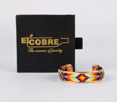 Pure Copper Light Weight Bracelet With Gift Box (Design 60)