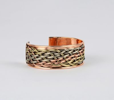 Pure Copper Light Weight Bracelet With Gift Box (Design 61)