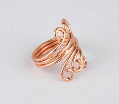 Pure Copper Ring (Design 18)