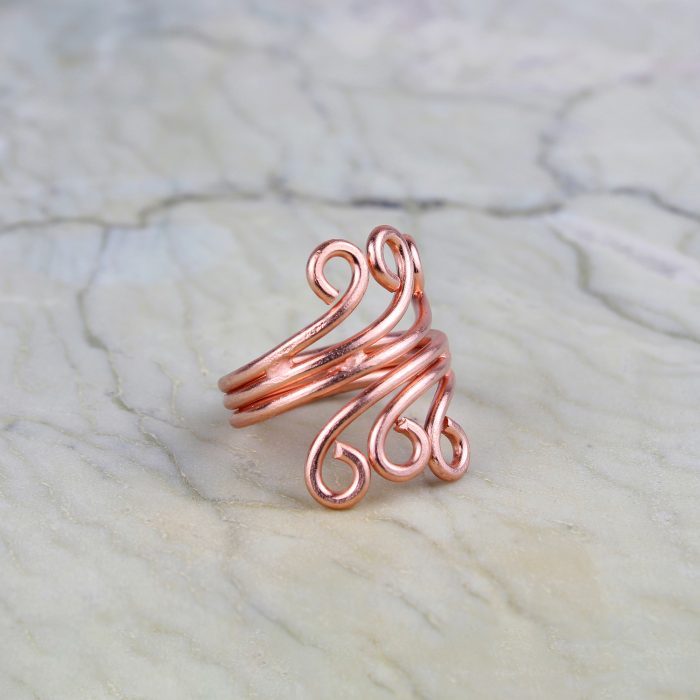 Pure Copper Ring (Design 18)