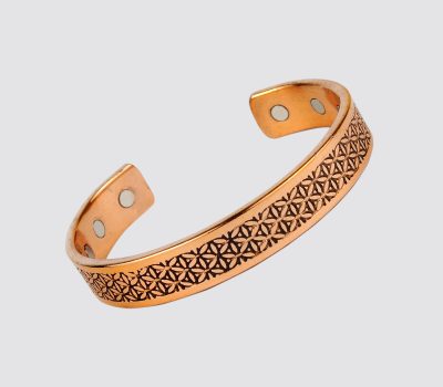 Pure Copper Magnet Bracelet With Gift Box (Design 62)