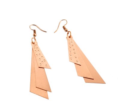 Copper Earrings - Design 11