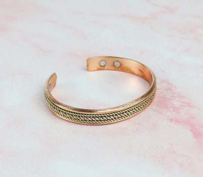 Copper Bracelet With Gift Box (Design 68)