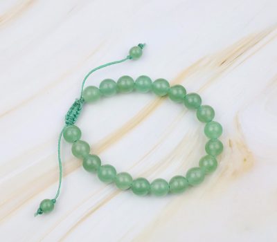 Macrame Green Aventurine Crystal Bracelet