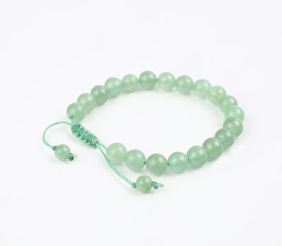 Macrame Green Aventurine Crystal Bracelet