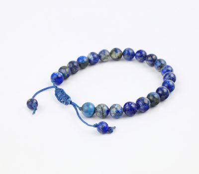 Macrame Lapis Lazuli Crystal Bracelet