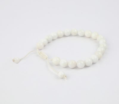 Macrame Moon Stone Crystal Bracelet