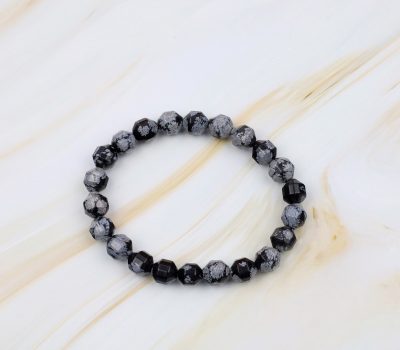 Snowflake Obsidian Satellite Cut