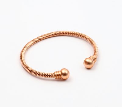 Copper Bracelet With Gift Box (Design 70)