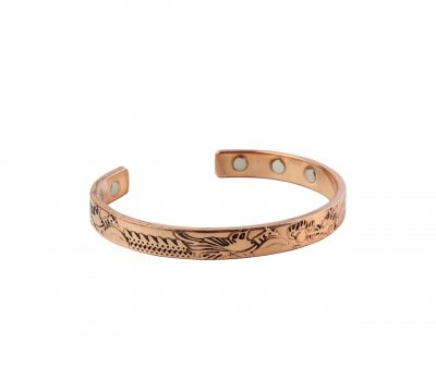Copper Bracelet With Gift Box (Design 74)