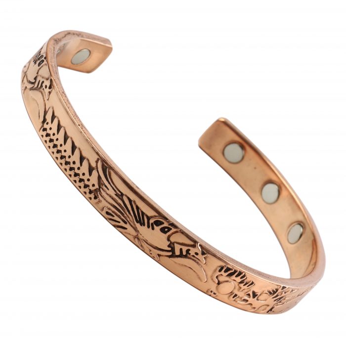 Copper Bracelet With Gift Box (Design 74)