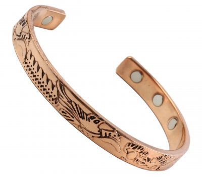 Copper Bracelet With Gift Box (Design 74)