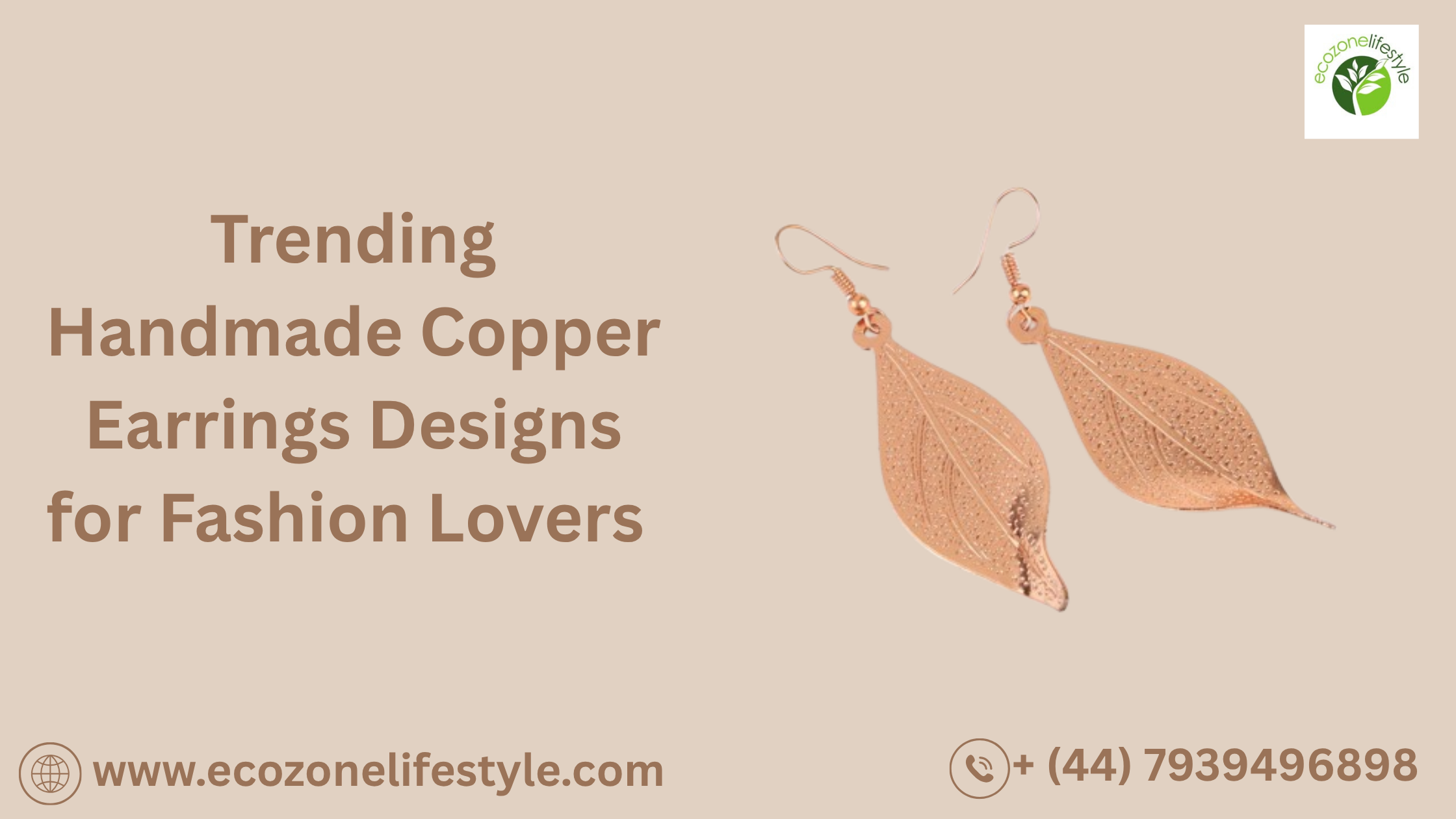 Trending Handmade Copper Earrings Designs for Fashion Lovers
