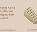 What makes Kansa comb different from regular hair combs?